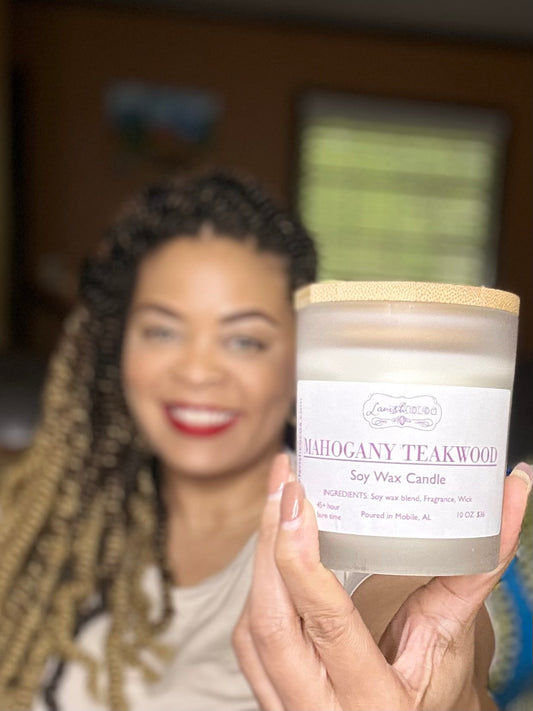 Soy wax candle 10 oz