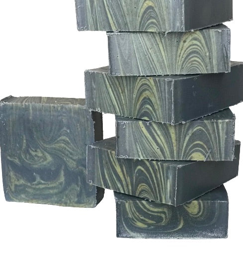 Charcoal Green Tea Tree Face and Body Soap