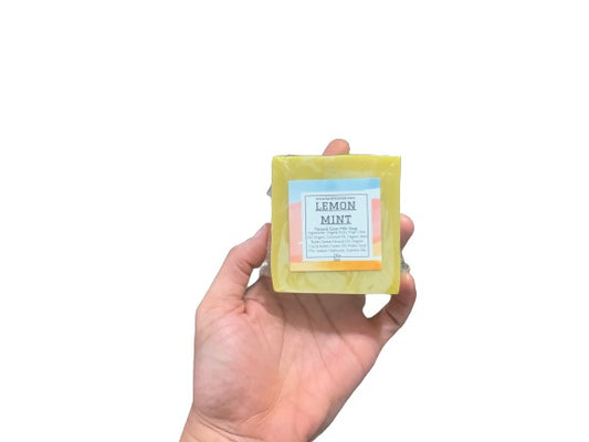 Goat Milk Soap--Lemon Mint